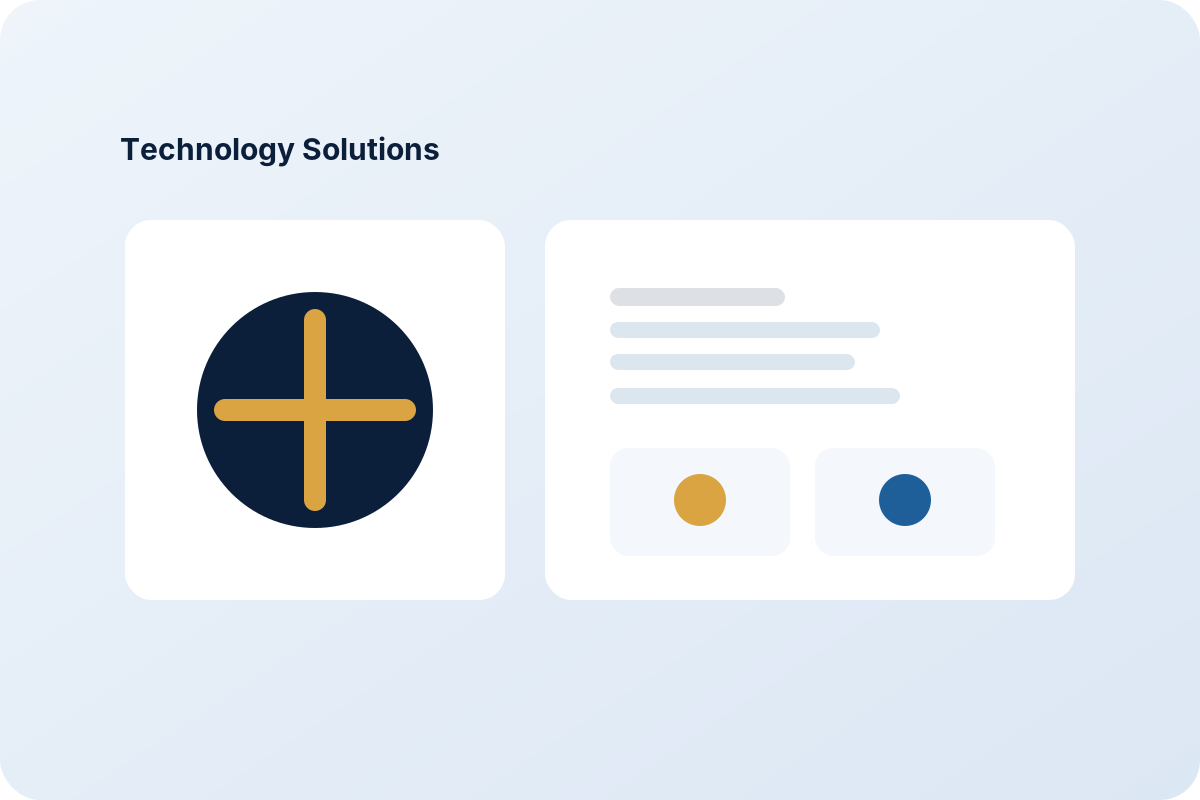 Illustration of cloud, automation, systems engineering, and security support.